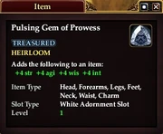 Pulsing Gem of Prowess