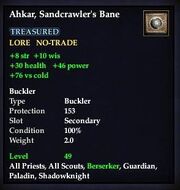 Ahkar, Sandcrawler's Bane