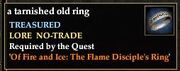 A tarnished old ring