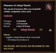 Hammer of Adept Hands