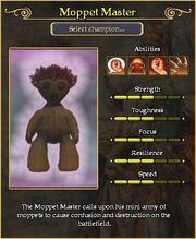 Moppet Master arena stats