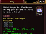 Mithril Ring of Amplified Power