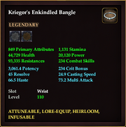 Kriegor's Enkindled Bangle