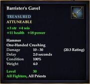 Barrister's Gavel