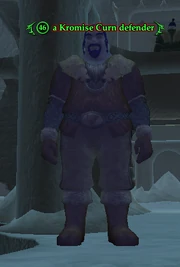 A Kromise Curn defender
