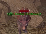 A bloodstarved hellhound