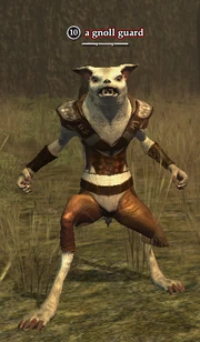 A gnoll guard