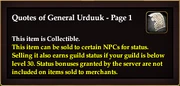 Quotes of General Urduuk - Page 1