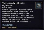 The Legendary Greater Lightstone