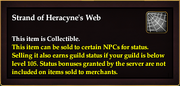 Strand of Heracyne's Web