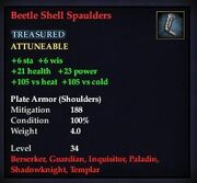 Beetle Shell Spaulders