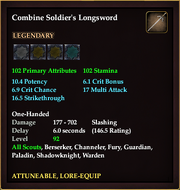 Combine Soldier's Longsword