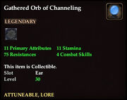 Gathered Orb of Channeling