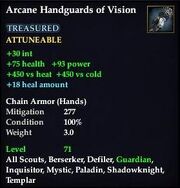 Arcane Handguards of Vision