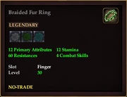 Braided Fur Ring (Version 2)