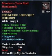 Mender's Chain Mail Handguards