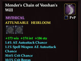 Mender's Chain of Veeshan's Will
