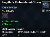 Beguiler's Embroidered Gloves