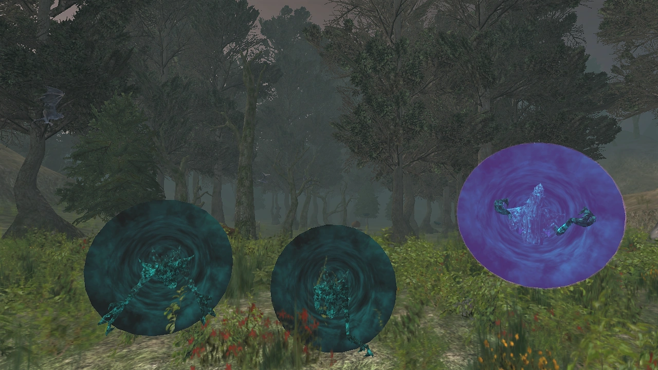 the shadowed men found around dmorte burial chambers