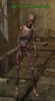 A zombie handmaiden
