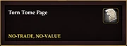 Torn Tome Page