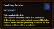 Crackling Residue