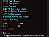 Cloak of Crystalline Waters (Fighter)