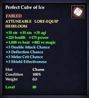 Perfect Cube of Ice