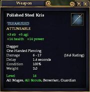 Polished Steel Kris