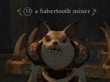 A Sabertooth miner