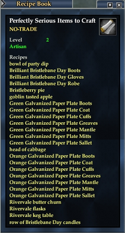 Perfectly Serious Items to Craft