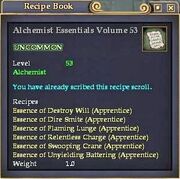Alchemist Essentials Volume 53