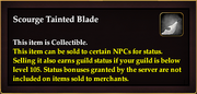 Scourge Tainted Blade