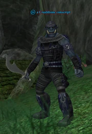 A Crushbone conscript (Greater Faydark)