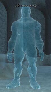 An ice sentry