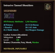 Intrusive Tanned Shoulders