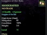Goggles of the Bats
