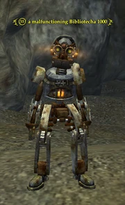 A malfunctioning Bibliotecha 1000