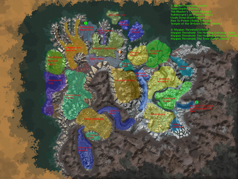 Map of Thalumbra, the Ever Deep (version2)