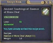 Ancient Teachings of- Essence of Stone Deaf