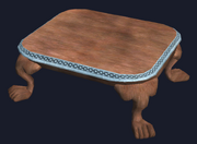 Mahogany coffee table (Visible)