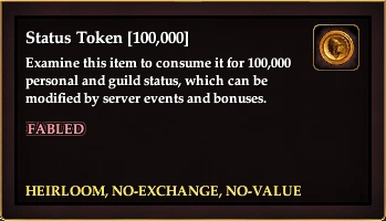 Status Token [100,000] | EverQuest 2 Wiki | Fandom