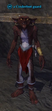 A Cinderfoot guard