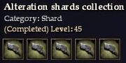 CQ shard alteration Journal