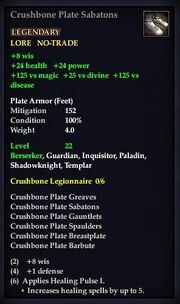 Crushbone Plate Sabatons
