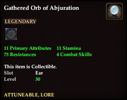 Gathered Orb of Abjuration