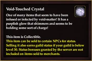 Void-Touched Crystal