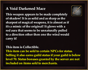 A Void Darkened Mace