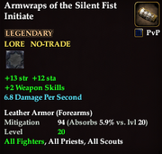 Armwraps of the Silent Fist Initiate