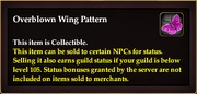 Overblown Wing Pattern
